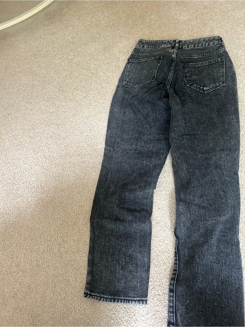 PacSun Women's Jeans in Washed Black. Size 23